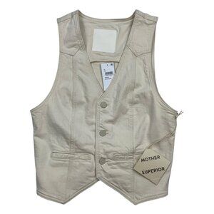 Mother Superior The Masked Rider Vest M Cream NEW